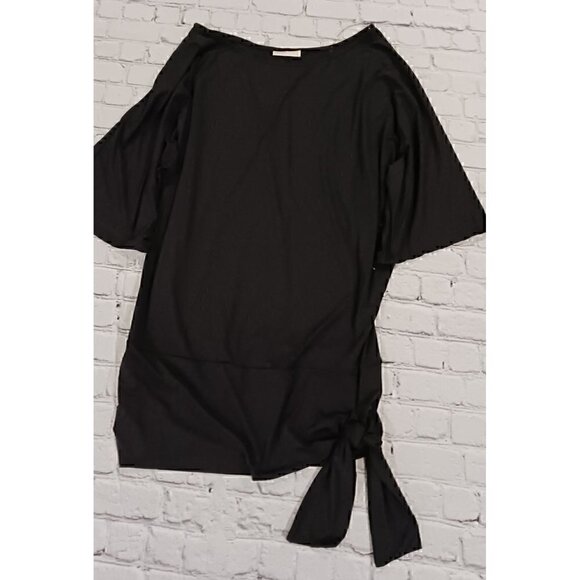 Michael Kors Classic Side Tie Top Black/NWOT, Size X-Small - Picture 1 of 5